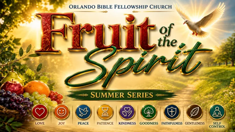 Fruit of the Spirit summer series church graphic